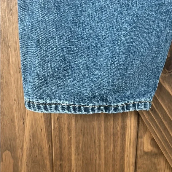 GAP Blue Denim Buttoned Overalls - Picture 4 of 9